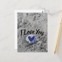 Mignonne Petite Roche Je T'Aime Coeur