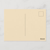 Carte Postale Mignonne Petite Sirène, Croquis (Dos)