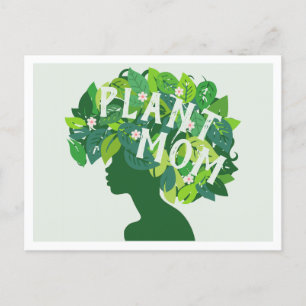 Carte postale Mignonne Plante Maman Plante Lover