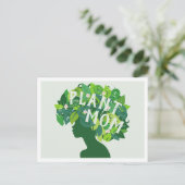 Carte postale Mignonne Plante Maman Plante Lover (Debout devant)
