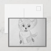 Carte postale mignonne pour toutes les occasions (Devant / Derrière)