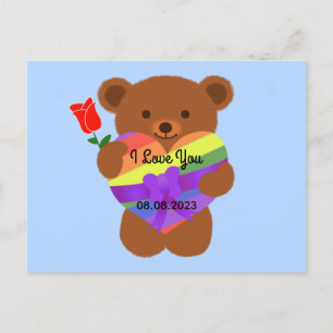 Carte postale mignonne Teddy Bear #2