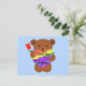 Carte postale mignonne Teddy Bear #2 (Debout devant)