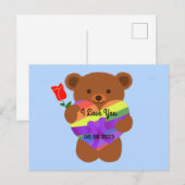 Carte postale mignonne Teddy Bear #2 (Devant / Derrière)