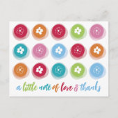 Carte Postale Mignonnes Maisies En Colorful Dots Fuzzy Anniversa (Devant)
