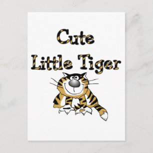 Carte Postale Mignons T-shirts et cadeaux en petits tigres