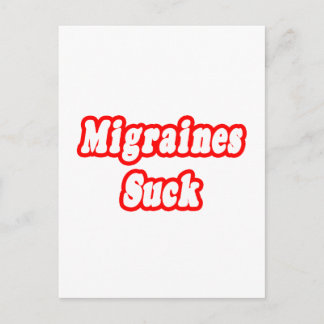 Carte Postale Migraines Suck