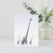 Carte Postale Migration de Brontosaurus (Debout devant)