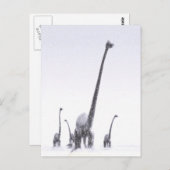 Carte Postale Migration de Brontosaurus (Devant / Derrière)