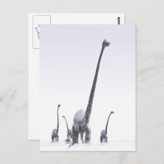 Carte Postale Migration de Brontosaurus (Devant / Derrière)