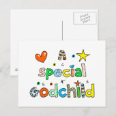 Carte Postale Migre Une Expression Texte Godchild Spéciale (Devant / Derrière)