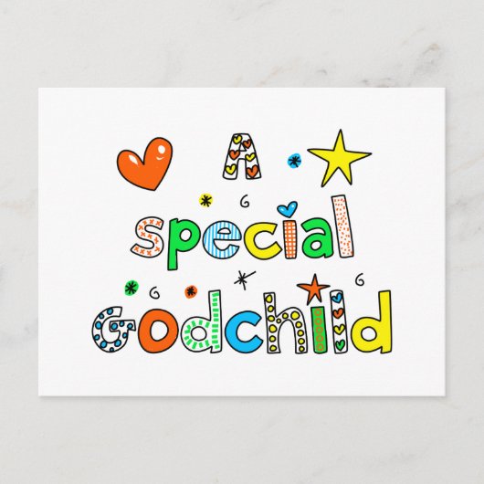 Carte Postale Migre Une Expression Texte Godchild Spéciale (Devant)