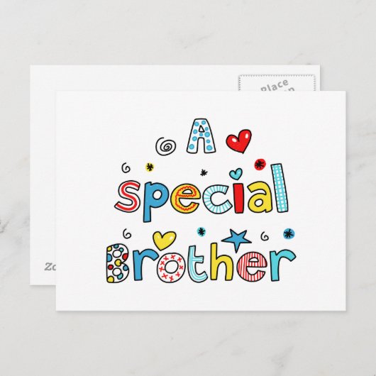 Carte Postale Migrez Une Expression De Texte De Salutation Spéci (Devant / Derrière)