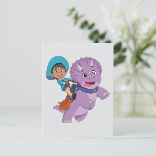 Carte Postale Miguel et Tango | Dino Ranch (Debout devant)