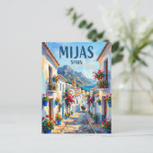 Carte Postale Mijas Espagne (Debout devant)