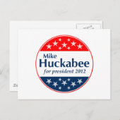 Carte Postale Mike Huckabee 2012 (v106) (Devant / Derrière)