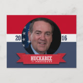CARTE POSTALE MIKE HUCKABEE 2016 (Devant)