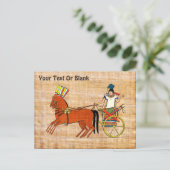 Carte Postale Miketz - Le Chariot de Joseph (Debout devant)