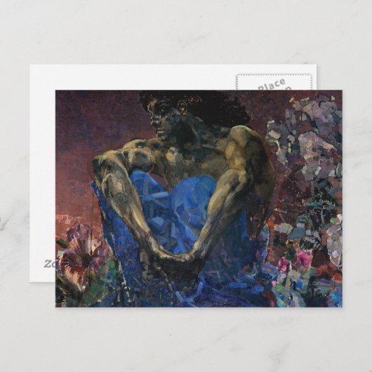 Carte Postale Mikhail Vrubel - Demon (Devant / Derrière)