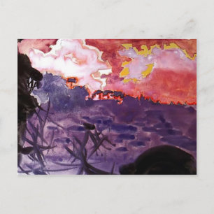 Carte Postale Mikhail Vrubel - Paysage fantastique