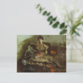 Carte Postale Mikhail Vrubel - Portrait de Nadejda Zabela (Debout devant)