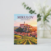 Carte Postale Mikulov République tchèque (Debout devant)