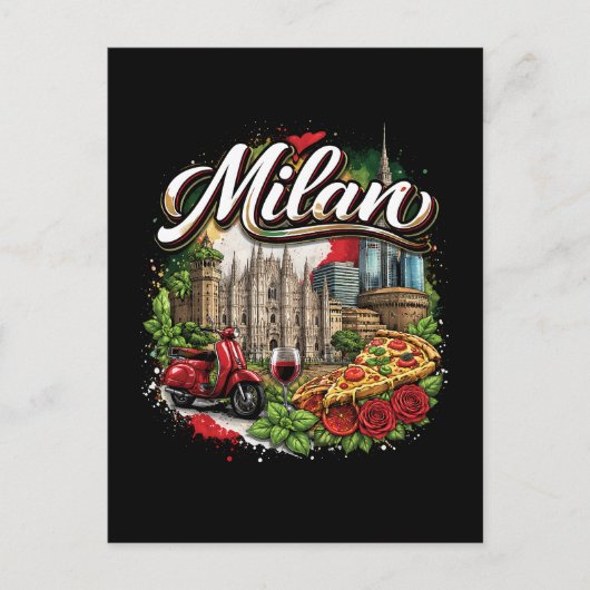 Carte Postale Milan (Devant)