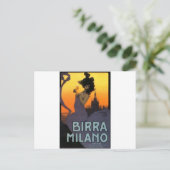 Carte Postale Milan Beer par Raphael Kirchner (Debout devant)