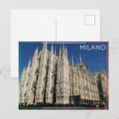 Carte Postale Milan - Italie (Devant / Derrière)