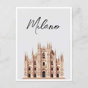 Carte Postale Milan Italie