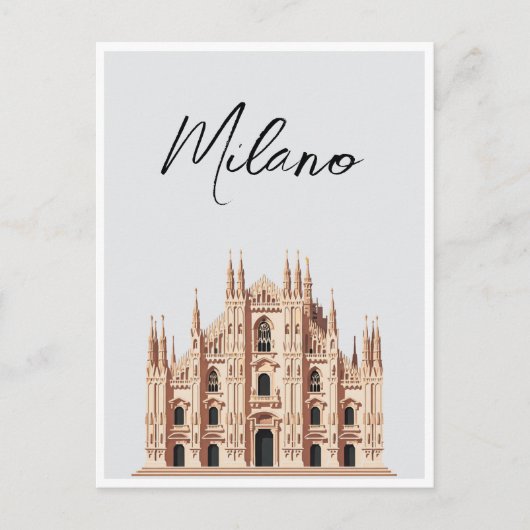Carte Postale Milan Italie (Devant)