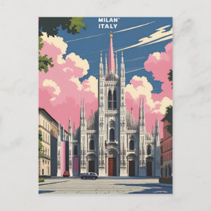 Carte Postale Milan Italie Voyage Art – Cathédrale Duomo Ville