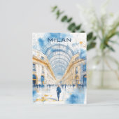 Carte Postale Milan Italie Voyages (Debout devant)