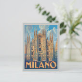 Carte Postale Milano, Italie Retro (Debout devant)