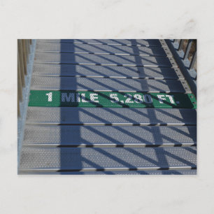 Carte Postale Mile High Steel Bridge à Grand-père Mountain, NC