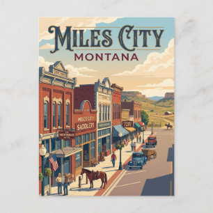 Carte Postale Miles City, Montana