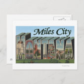 Carte Postale Miles City, Montana (Devant / Derrière)