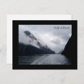 Carte Postale Milford Sound (Devant / Derrière)