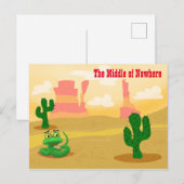 Carte Postale Milieu de nulle part (Devant / Derrière)