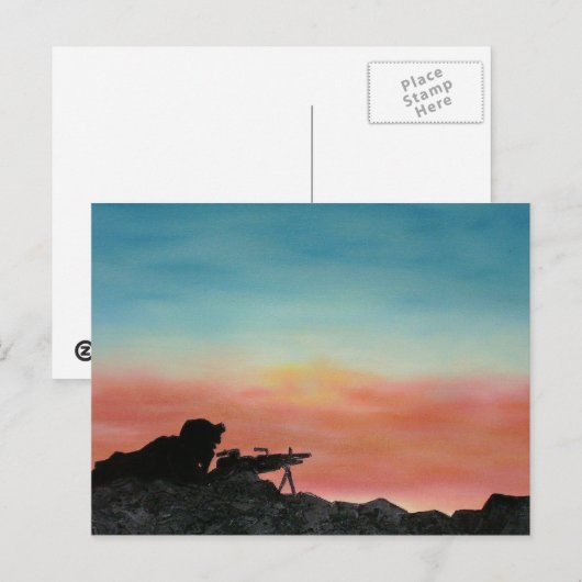 carte postale militaire (Devant / Derrière)