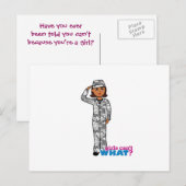 Carte Postale Militaire urbaine (Devant / Derrière)