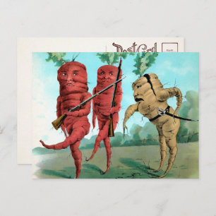 Carte postale militaire Victorian Carrot