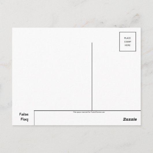 Carte postale militaire vintage (Dos)