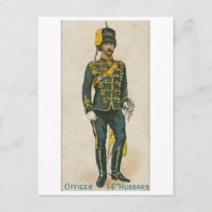 Carte postale militaire vintage