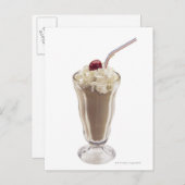 Carte Postale Milkshake (Devant / Derrière)