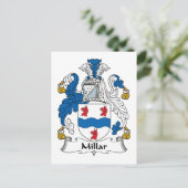 Carte Postale Millar Family Crest (Debout devant)