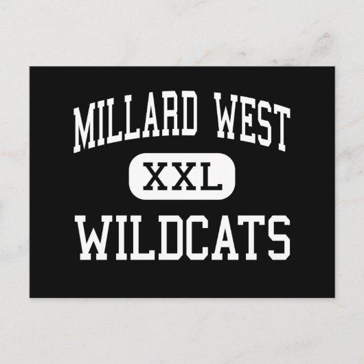 Carte Postale Millard West - Wildcats - High - Omaha Nebraska (Devant)