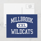 Carte Postale Millbrook - Wildcats - High - Raleigh (Devant / Derrière)