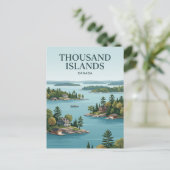 Carte Postale Mille Îles Canada (Debout devant)
