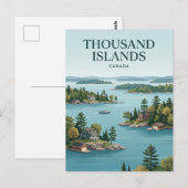 Carte Postale Mille Îles Canada (Devant / Derrière)